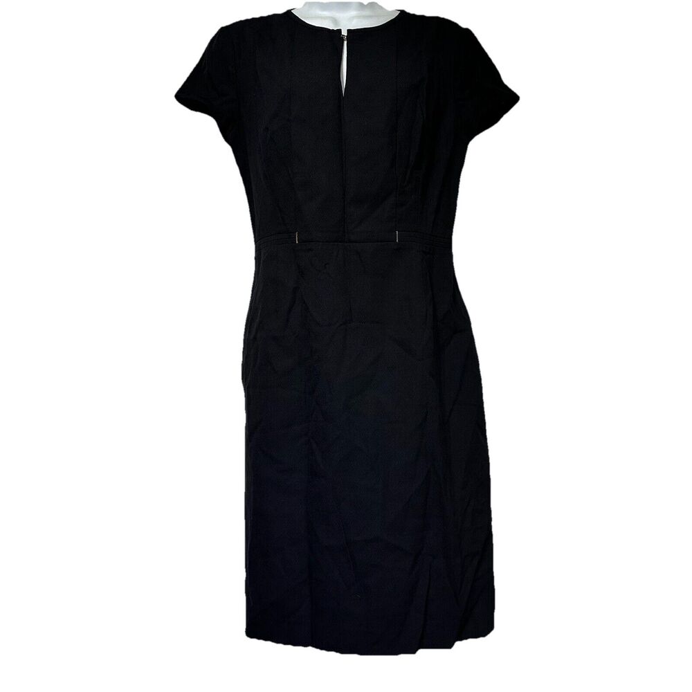 boss dimondi Black Sleeveless virgin wool pencil dress Size 6